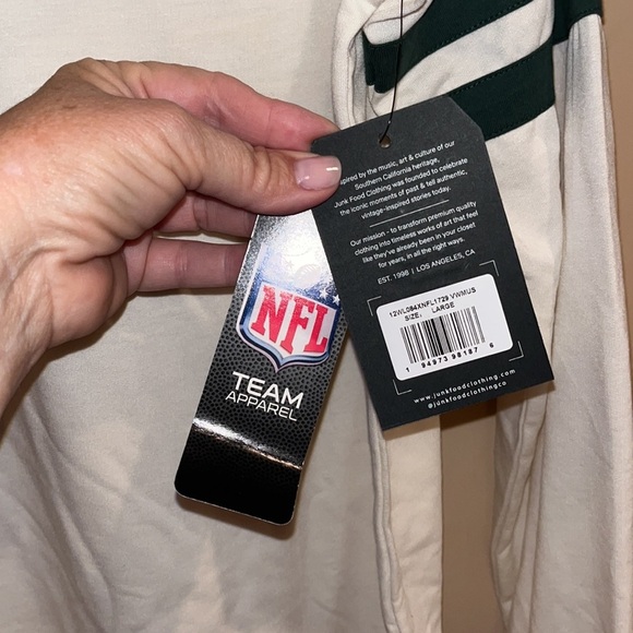 Green Bay ladies football jersey NWT size large - Picture 3 of 9